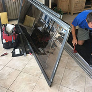 sliding glass door frame repair Atascadero